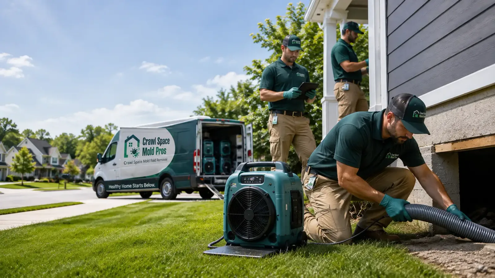 Crawl Space Mold Removal in Superior, NE